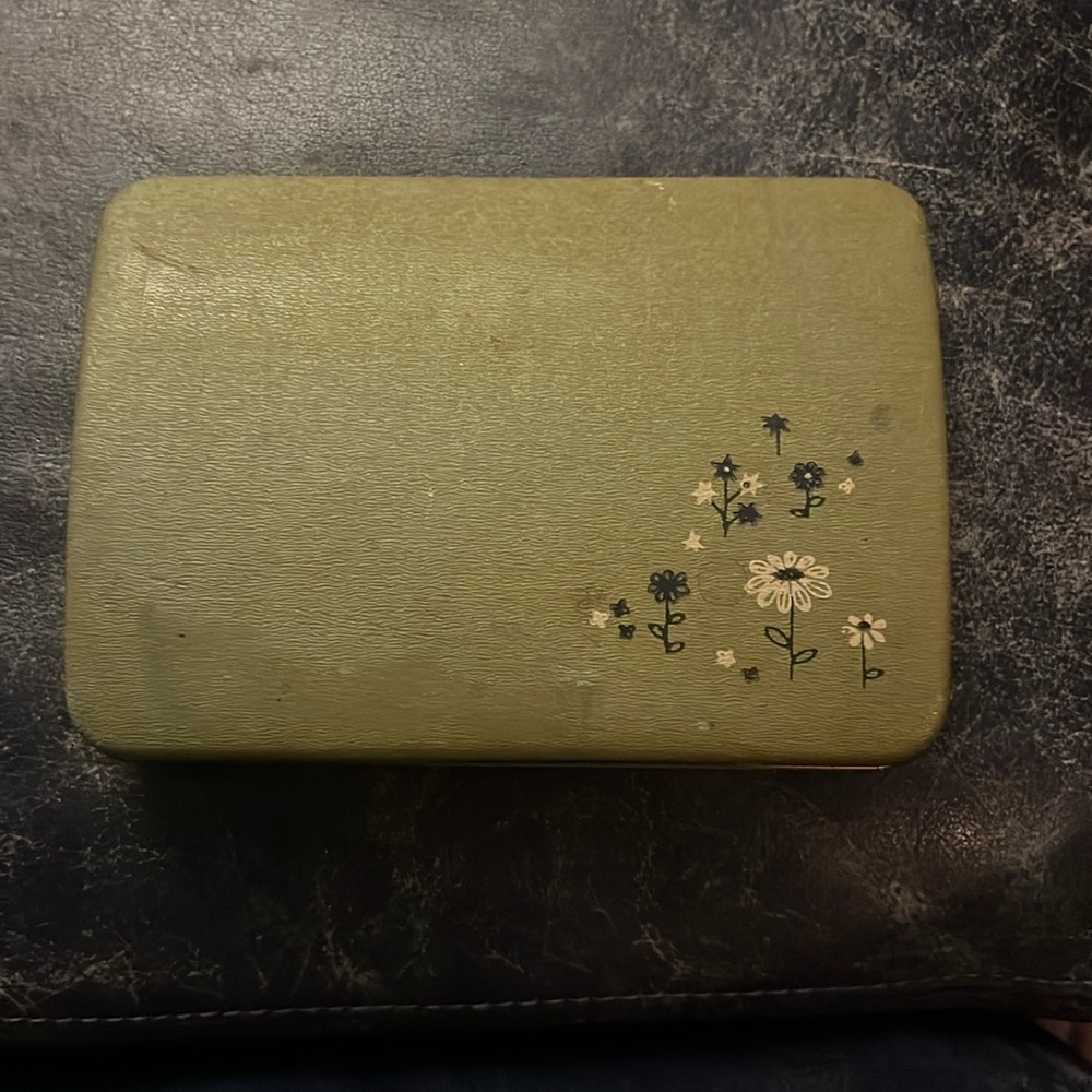 Vintage Farrington USA Travel Jewelry Box -Mid Century Modern Jewelry Box